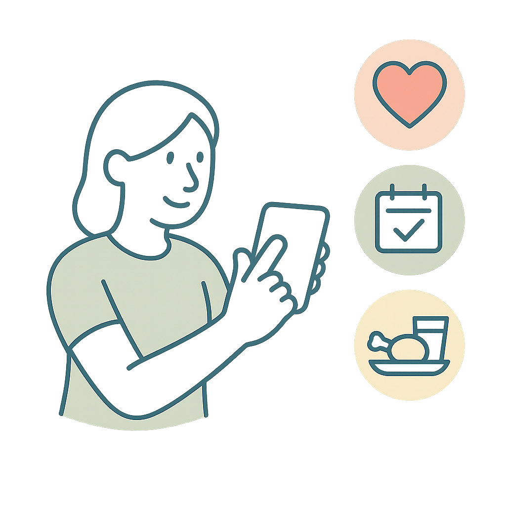 Parentloop app interface